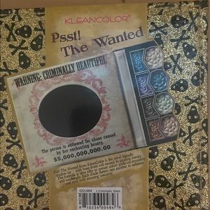 Kleancolor The Wanted Eyeshadow Palette - Criminally Glam NWT
